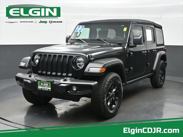 2022 Jeep Wrangler Unlimited Willys Sport 4x4 for sale in Streamwood, IL