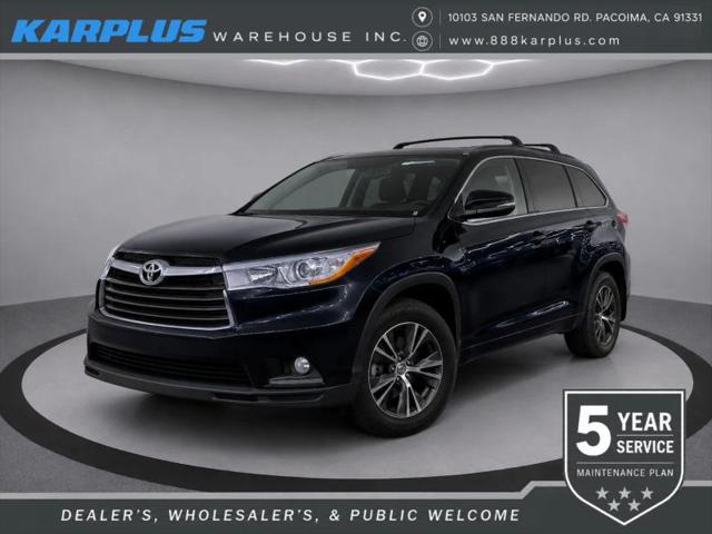 2016 Toyota Highlander XLE V6 for sale in Pacoima, CA