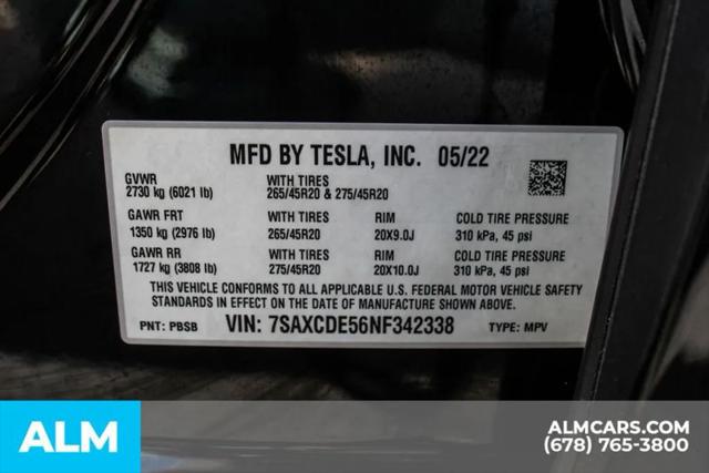 2022 Tesla Model X Dual Motor All-Wheel Drive