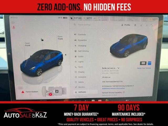 2022 Tesla Model Y Long Range Dual Motor All-Wheel Drive