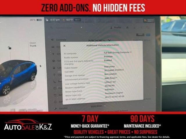 2022 Tesla Model Y Long Range Dual Motor All-Wheel Drive