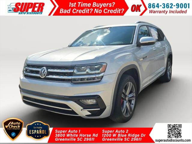 2019 Volkswagen Atlas 3.6L V6 SE w/Technology R-Line for sale in Greenville, SC