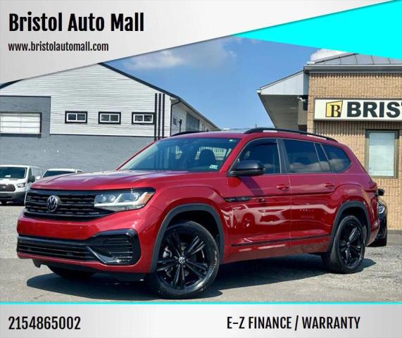 2023 Volkswagen Atlas 3.6L V6 SEL R-Line Black for sale in Levittown, PA