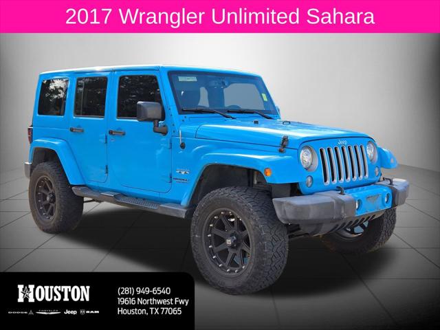 2017 Jeep Wrangler Unlimited Sahara for sale in Houston , TX