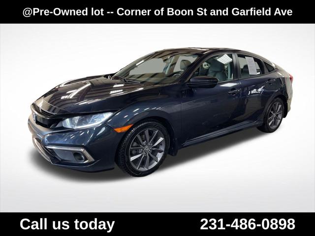 2020 Honda Civic EX-L for sale in TRAVERSE CITY, MI