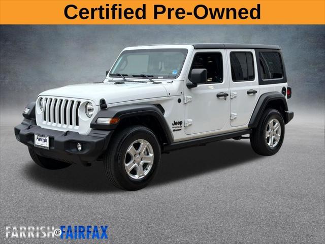 2022 Jeep Wrangler Unlimited Sport S 4x4