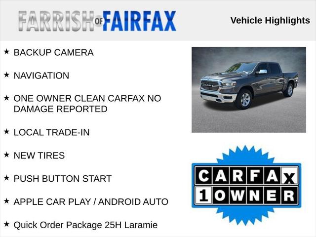 2022 RAM 1500 Laramie Crew Cab 4x4 57 Box 2022 RAM 1500 Laramie Crew Cab 4x4 57 Box