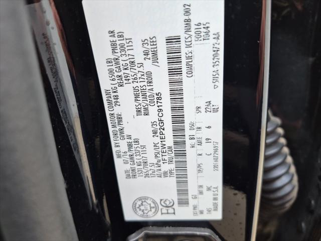 2016 Ford F-150 XLT