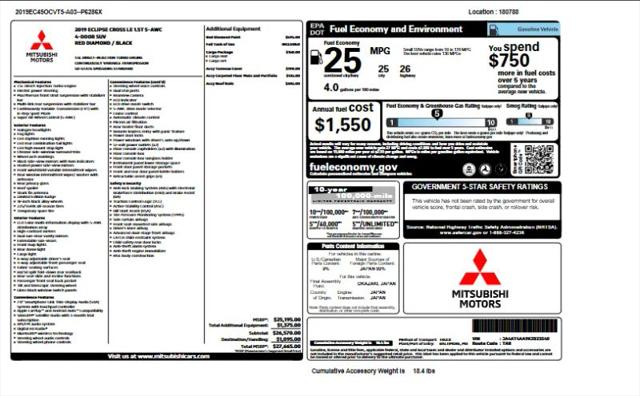2019 Mitsubishi Eclipse Cross LE for sale in Stafford, VA