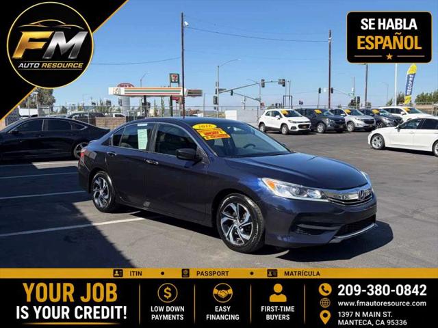2016 Honda Accord LX for sale in Manteca, CA
