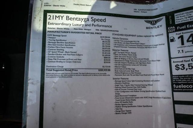 2021 Bentley Bentayga Speed