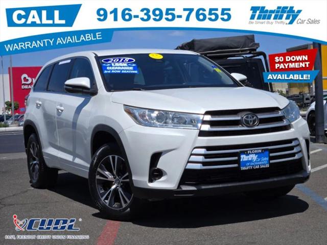 2018 Toyota Highlander LE for sale in Sacramento, CA