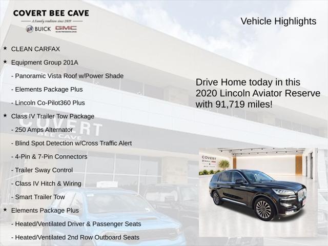 2020 Lincoln Aviator Reserve