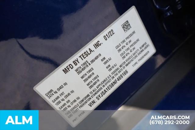 2022 Tesla Model S Dual Motor All-Wheel Drive