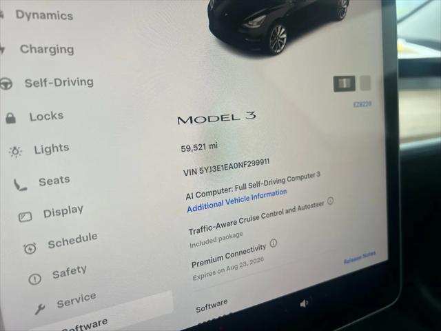 2022 Tesla Model 3 Rear-Wheel Drive