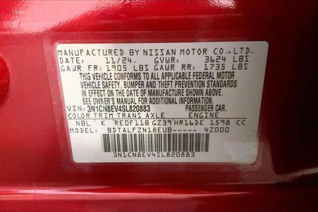 2025 Nissan Versa 1.6 SV