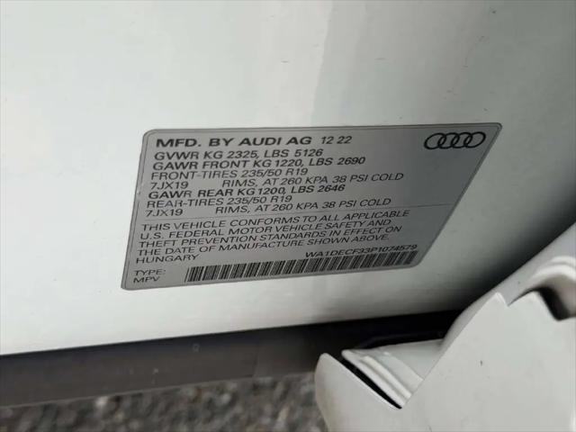 2023 Audi Q3 Premium 45 TFSI S line quattro Tiptronic