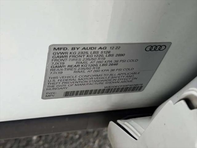 2023 Audi Q3 Premium 45 TFSI S line quattro Tiptronic