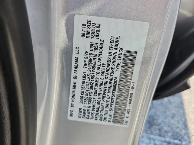 2019 Honda Ridgeline RTL
