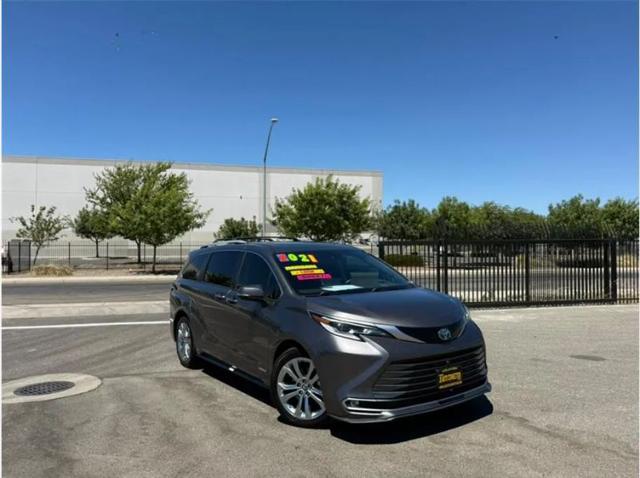 2021 Toyota Sienna Platinum for sale in Modesto, CA