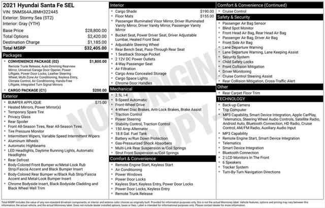 2021 Hyundai Santa Fe SEL 2021 Hyundai Santa Fe SEL