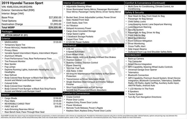 2019 Hyundai Tucson Sport 2019 Hyundai Tucson Sport