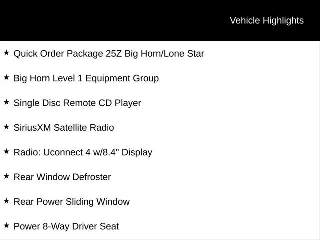2019 Ram 1500 Big Horn/Lone Star Crew Cab 4x4 5'7" Box
