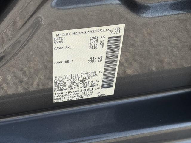 2021 Nissan Altima S FWD