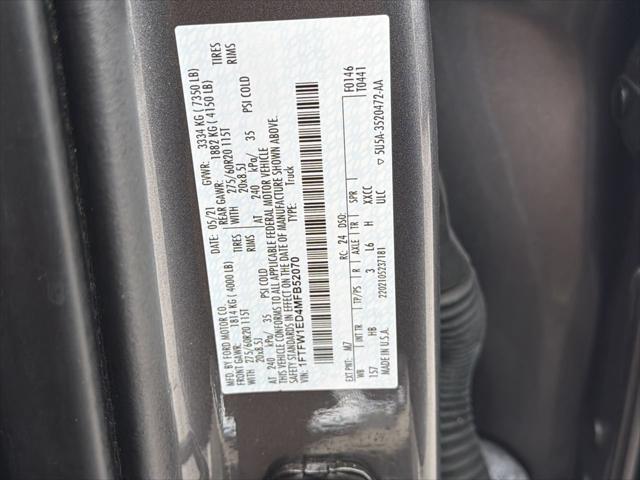 2021 Ford F-150 LARIAT