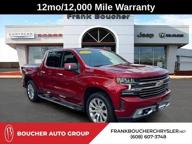2021 Chevrolet Silverado 1500 4WD Crew Cab Short Bed High Country for sale in Janesville, WI