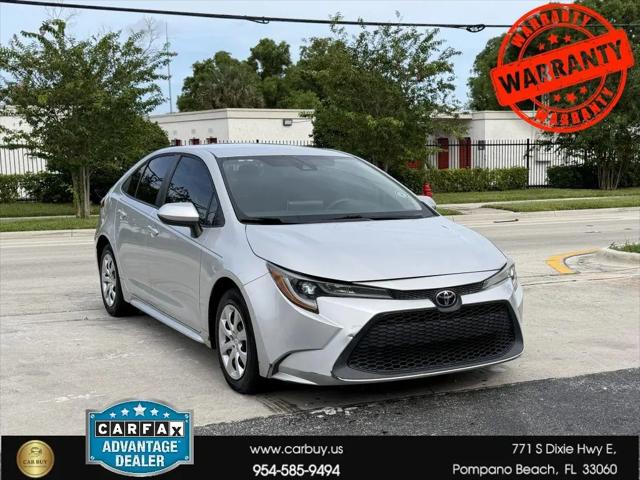 2021 Toyota Corolla LE for sale in Pompano Beach, FL