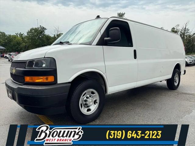 2022 Chevrolet Express Cargo Van RWD 3500 Extended Wheelbase WT for sale in West Branch, IA