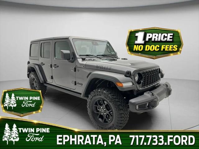 2025 Jeep Wrangler 4-Door Willys 4x4 for sale in Ephrata, PA