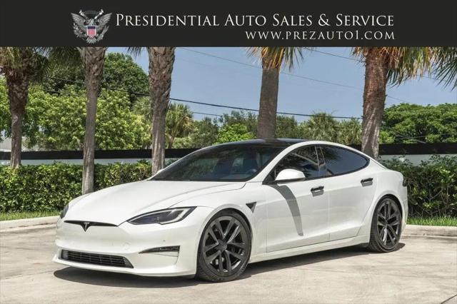 2022 Tesla Model S Plaid Tri Motor All-Wheel Drive for sale in Delray Beach, FL