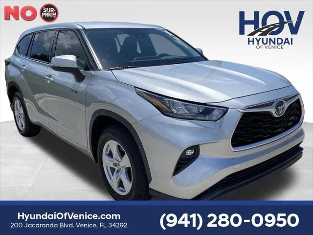 2020 Toyota Highlander Hybrid LE for sale in Venice, FL