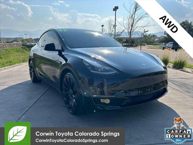 2022 Tesla Model Y Performance Dual Motor All-Wheel Drive for sale in Colorado Springs, CO