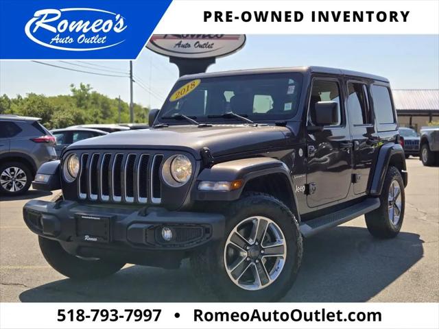 2018 Jeep Wrangler Unlimited Sahara 4x4 for sale in Glens Falls, NY
