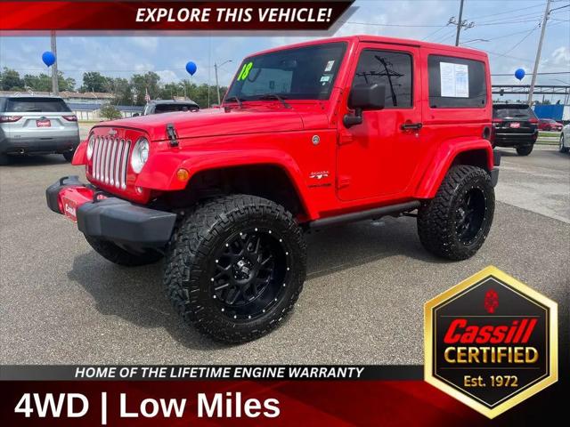 2018 Jeep Wrangler JK Sahara 4x4 for sale in Cedar Rapids, IA