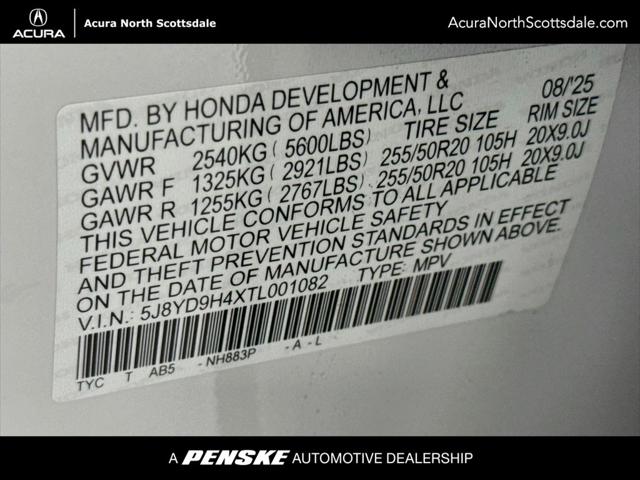 2026 Acura MDX Technology Package