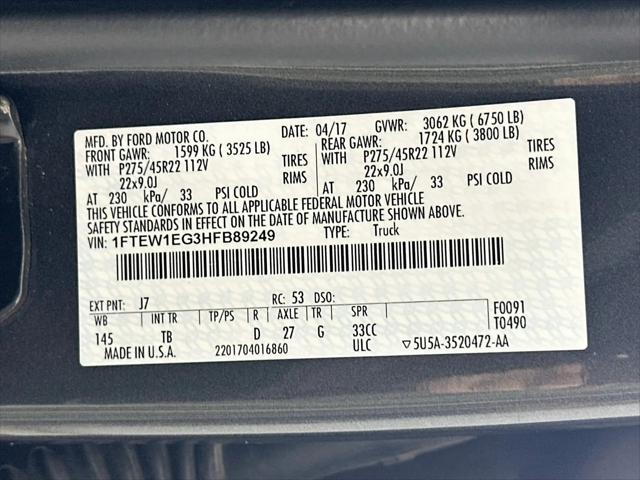 2017 Ford F-150 Limited