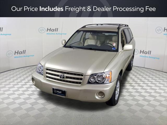 2003 Toyota Highlander Base 2003 Toyota Highlander Base