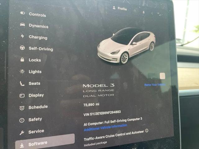 2022 Tesla Model 3 Long Range Dual Motor All-Wheel Drive