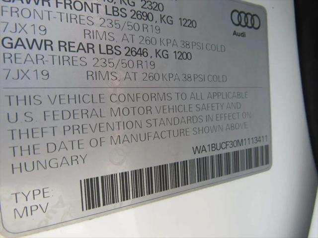 2021 Audi Q3 Premium Plus 40 TFSI quattro Tiptronic