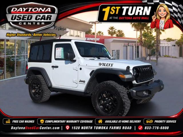 2024 Jeep Wrangler 2-Door Willys 4x4 for sale in Daytona Beach, FL