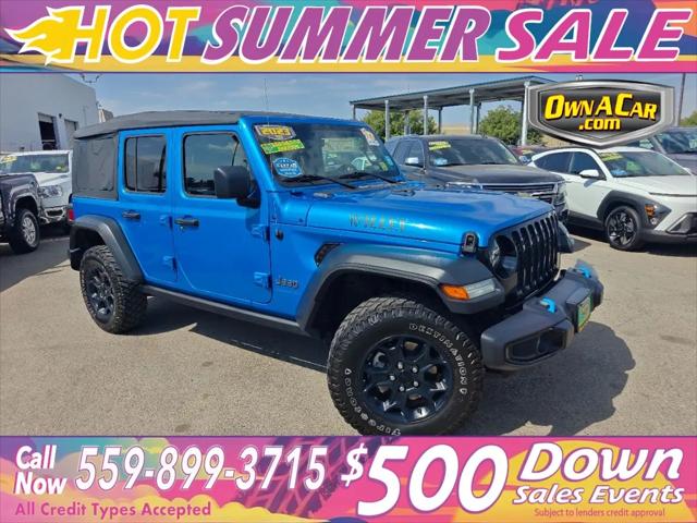 2023 Jeep Wrangler 4xe 4x4 for sale in Fresno, CA