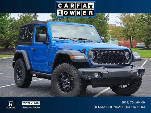 2024 Jeep Wrangler 2-Door Willys 4x4 for sale in Dublin, OH