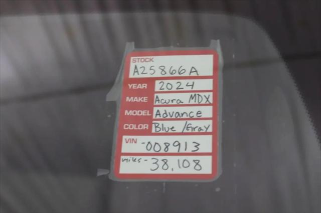 2024 Acura MDX Advance Package