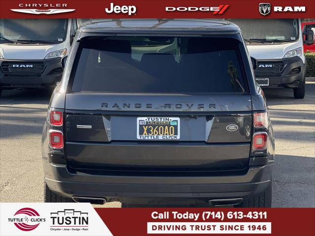 2018 Land Rover Range Rover 5.0L V8 Supercharged