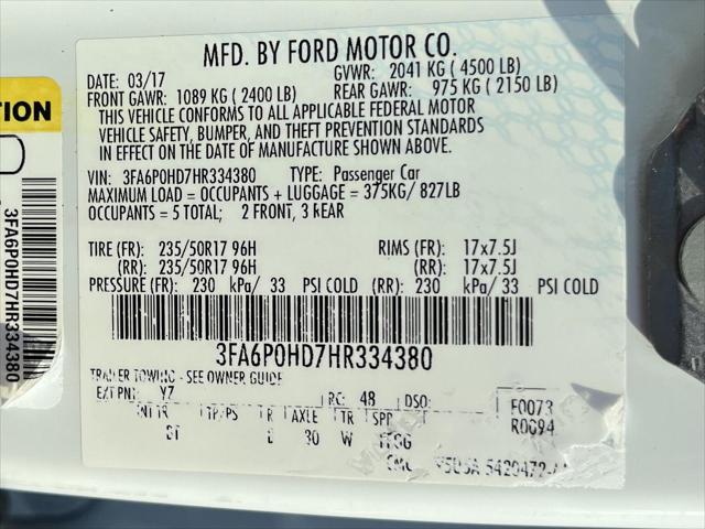 2017 Ford Fusion SE