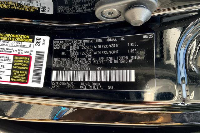 Certified Used 2025 Midnight Black Metallic Toyota XLE image 68
